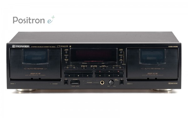 Pioneer CT-W420R schwarz Doppelkassettendeck