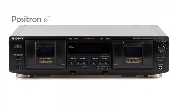 Sony TC-WE435 Doppel Tape Deck Schwarz