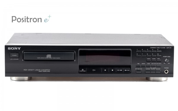 Sony CDP-211 CD Player Schwarz