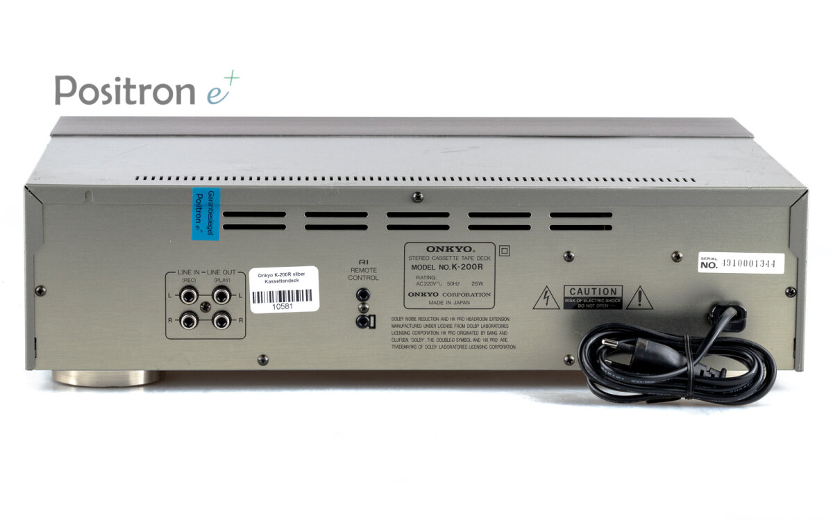 Buy onkyo K-200R cassette recorder in the positron-e shop, 199,00 €