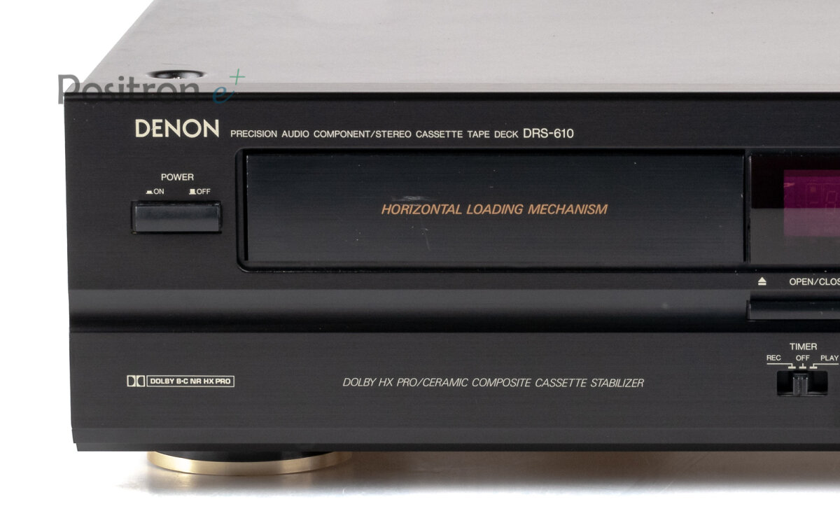 Denon DRS-610 cassette deck with 3-motors | Positron-e, 199,00 €