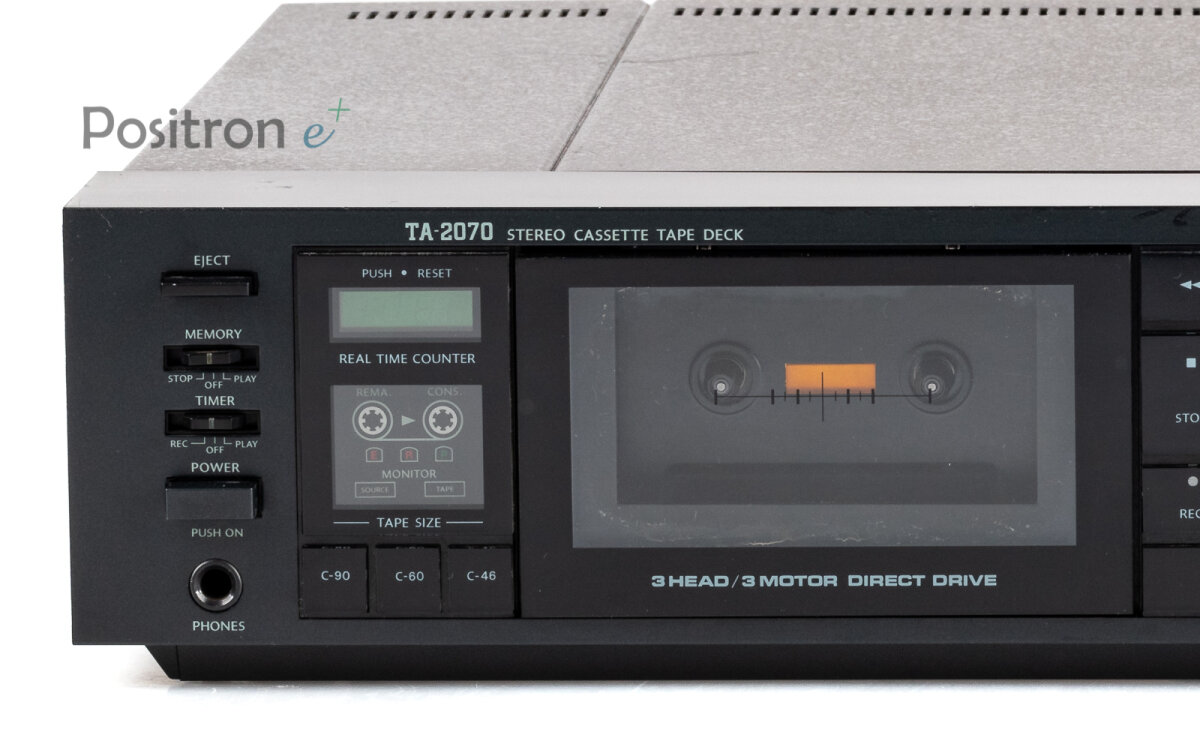 ONKYO】オンキョー カセットデッキTA-2070（TA-9X）［動作品 純正