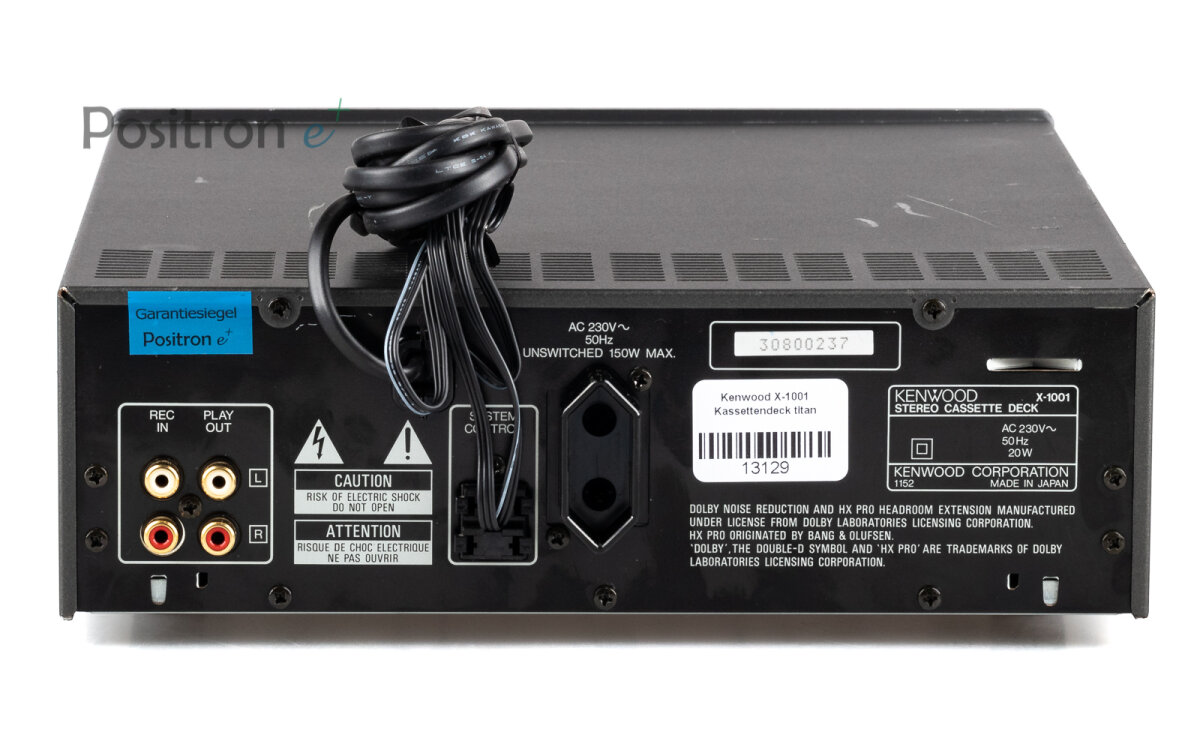 Buy Kenwood X-1001 cassette deck in the positron e shop, 159,00 €