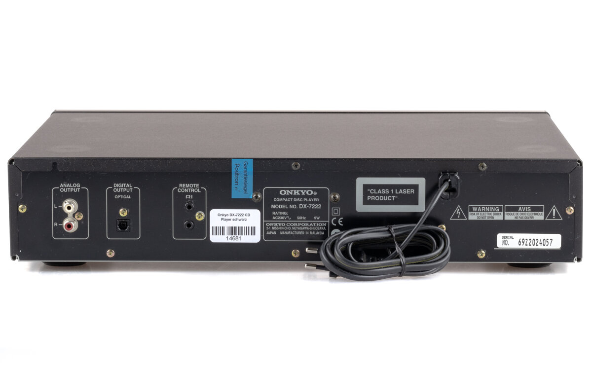 Buy Onkyo DX-7222 CD Player | Positron-e, 129,00 €