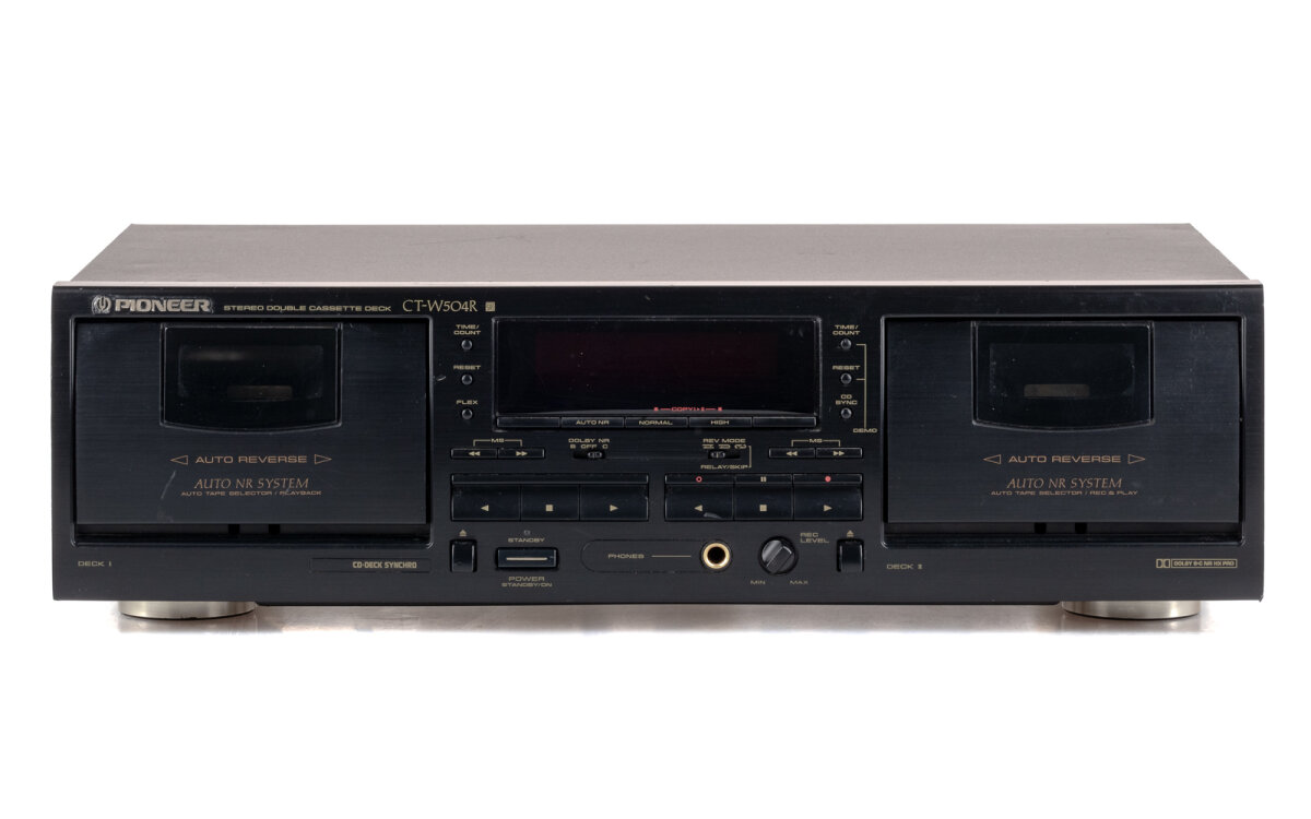 Buy Pioneer CT-W504R double cassette deck, 149,00 €