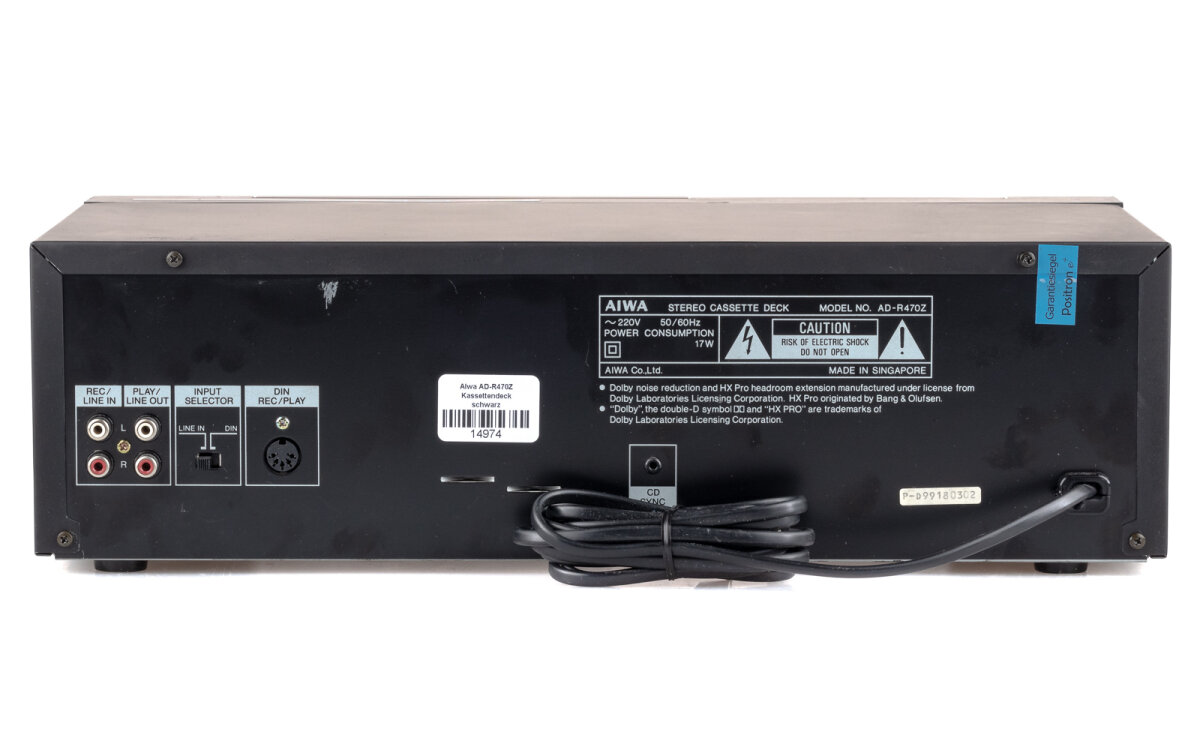 その他 AIWA Stereo Cassette Deck AD-L200 aiwa-ad-r470z-kassettendeck-b~