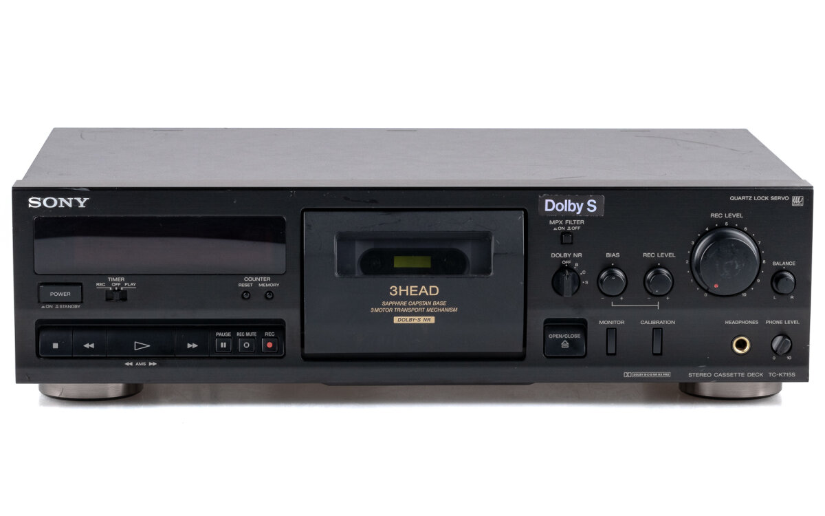 Buy Sony TC-K715S 3-head cassette deck | Positron-e, 329,00 €