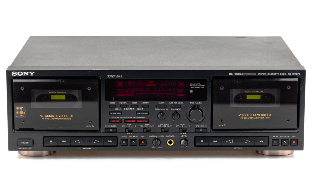 Buy Sony TC-WR870 Double Cassette Deck | Positron-e, 699,00 €