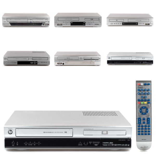 VHS DVD combination devices and recorder