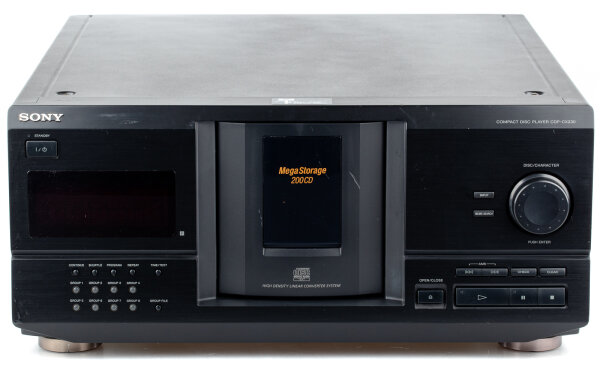 Sony CDP-CX230 CD Changer black