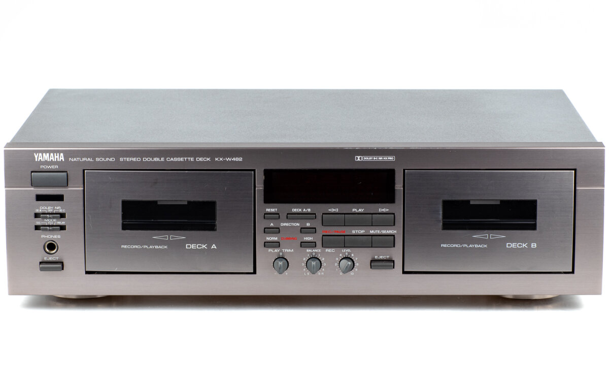 Buy Yamaha KX-W482 Double cassette deck refurbished, 259,00 €