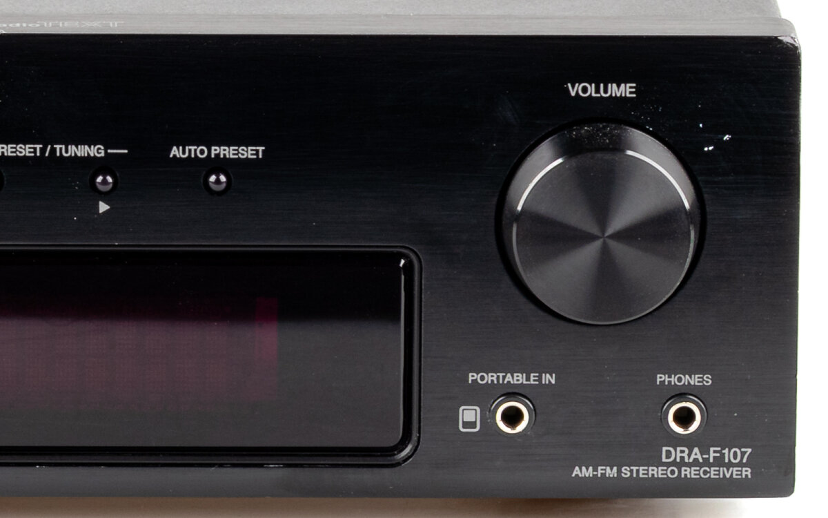 美品 DENON DRA-F107プレミアムシルバーAM/FMステレオレシーバー 2026