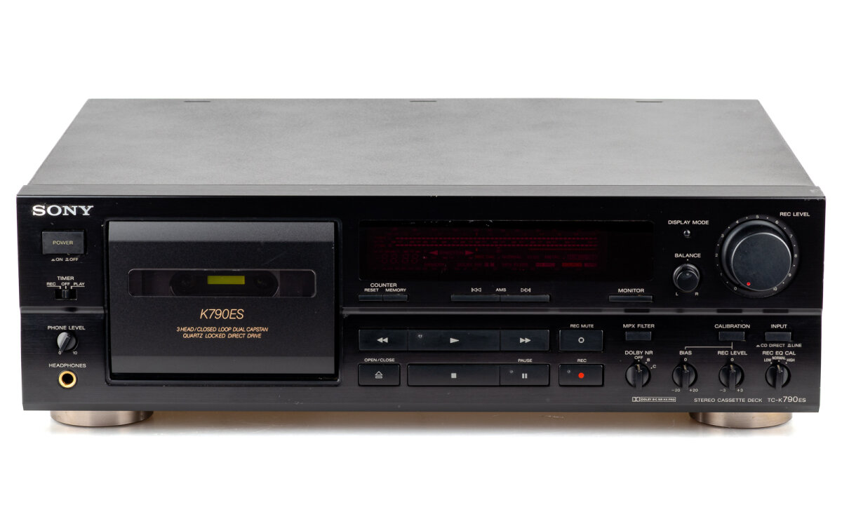 Buy refurbished Sony TC-K790ES 3-head cassette deck, 695,00 €