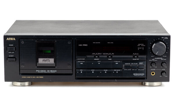 Aiwa AD-F800Z 3-Head Cassette Deck black