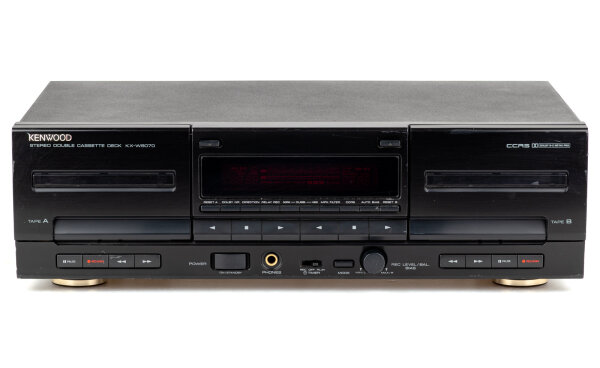 Kenwood KX-W6070 Double Cassette Deck black