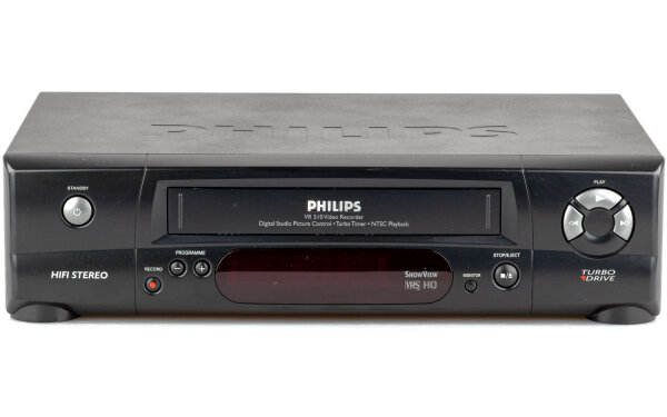 Philips VR510 VHS Video Recorder black