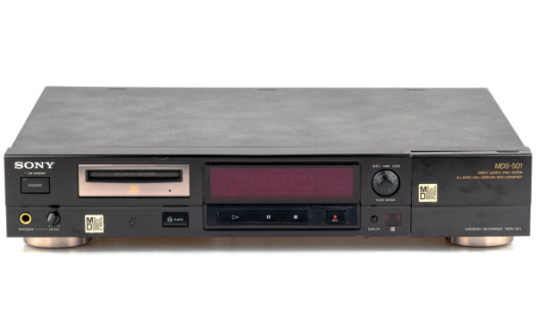 Sony MDS-501 MiniDisc Recorder black