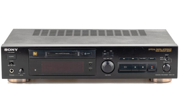 Sony MDS-302 MiniDisc Recorder black