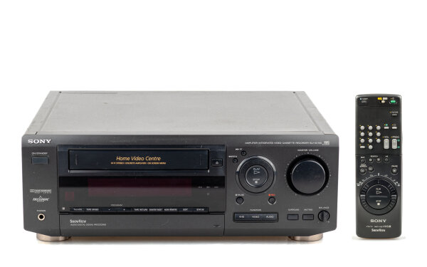 Sony SLV-AV100 VHS Video Recorder with AV Amplifier black