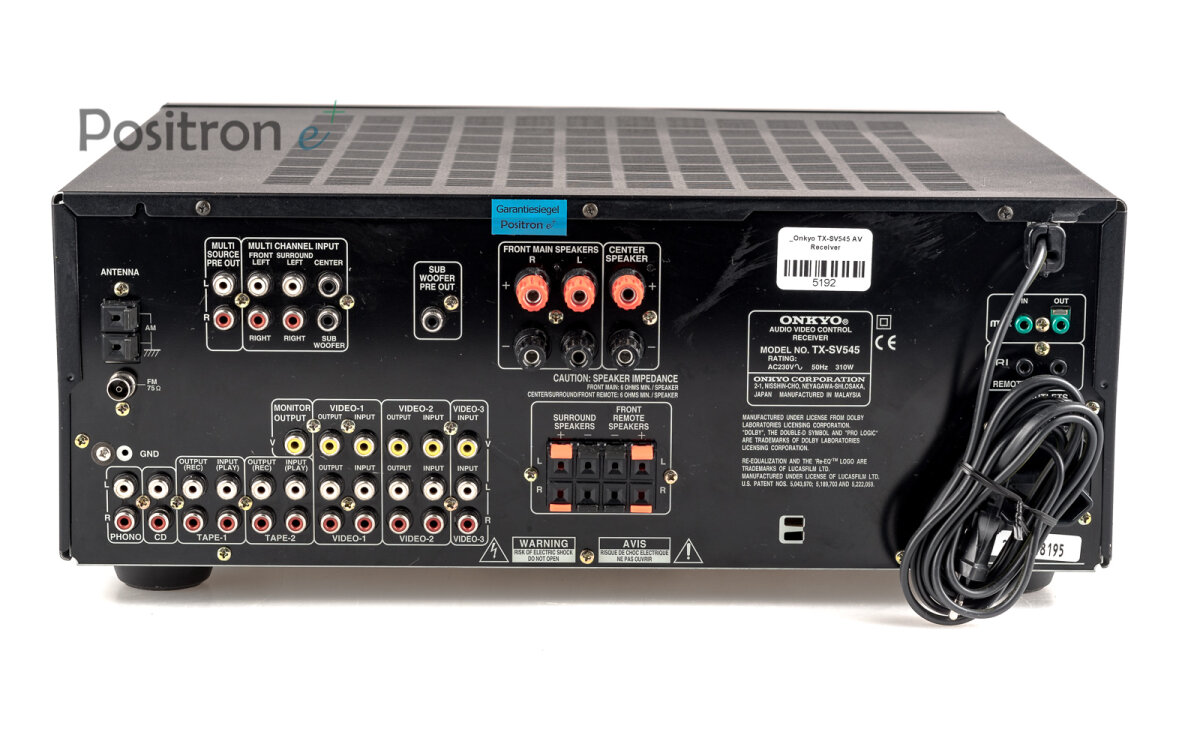 Buy onkyo TX-SV545 AV Receiver fully maintained, 89,00 €