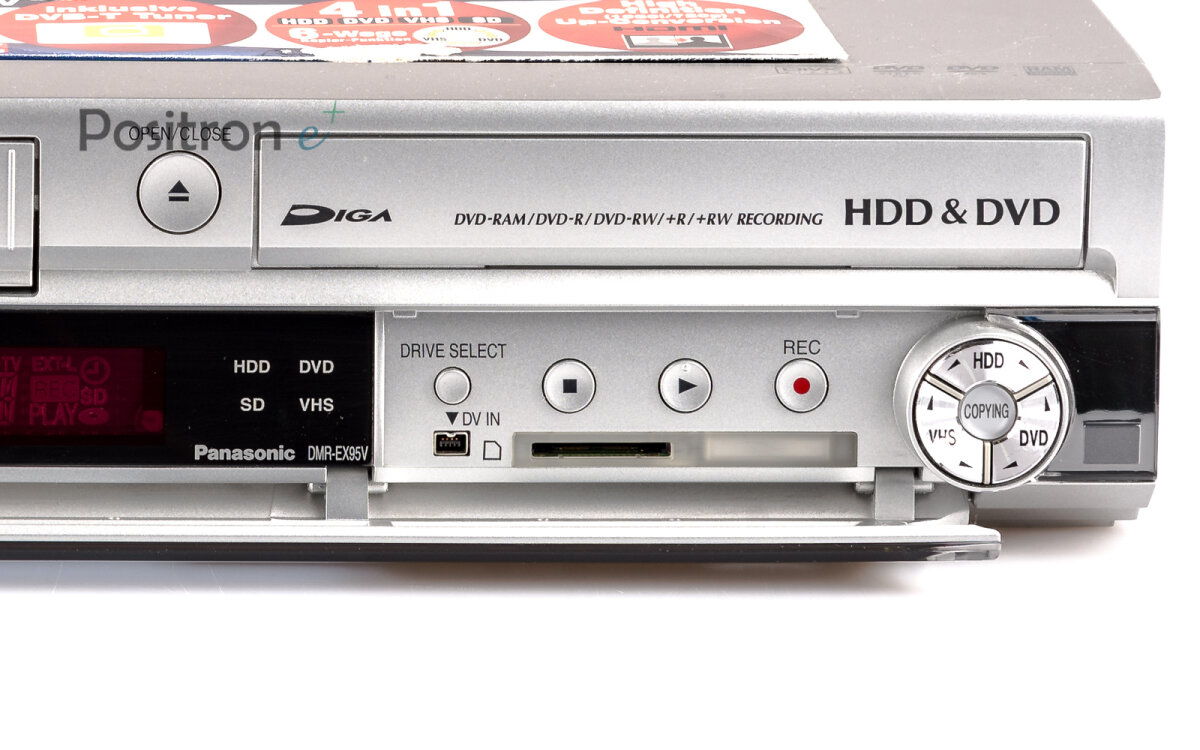 Panasonic DMR-EX95V VHS DVD HDD Recorder, 469,00 €